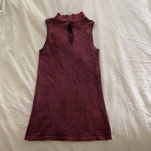 free people size small cut out top
